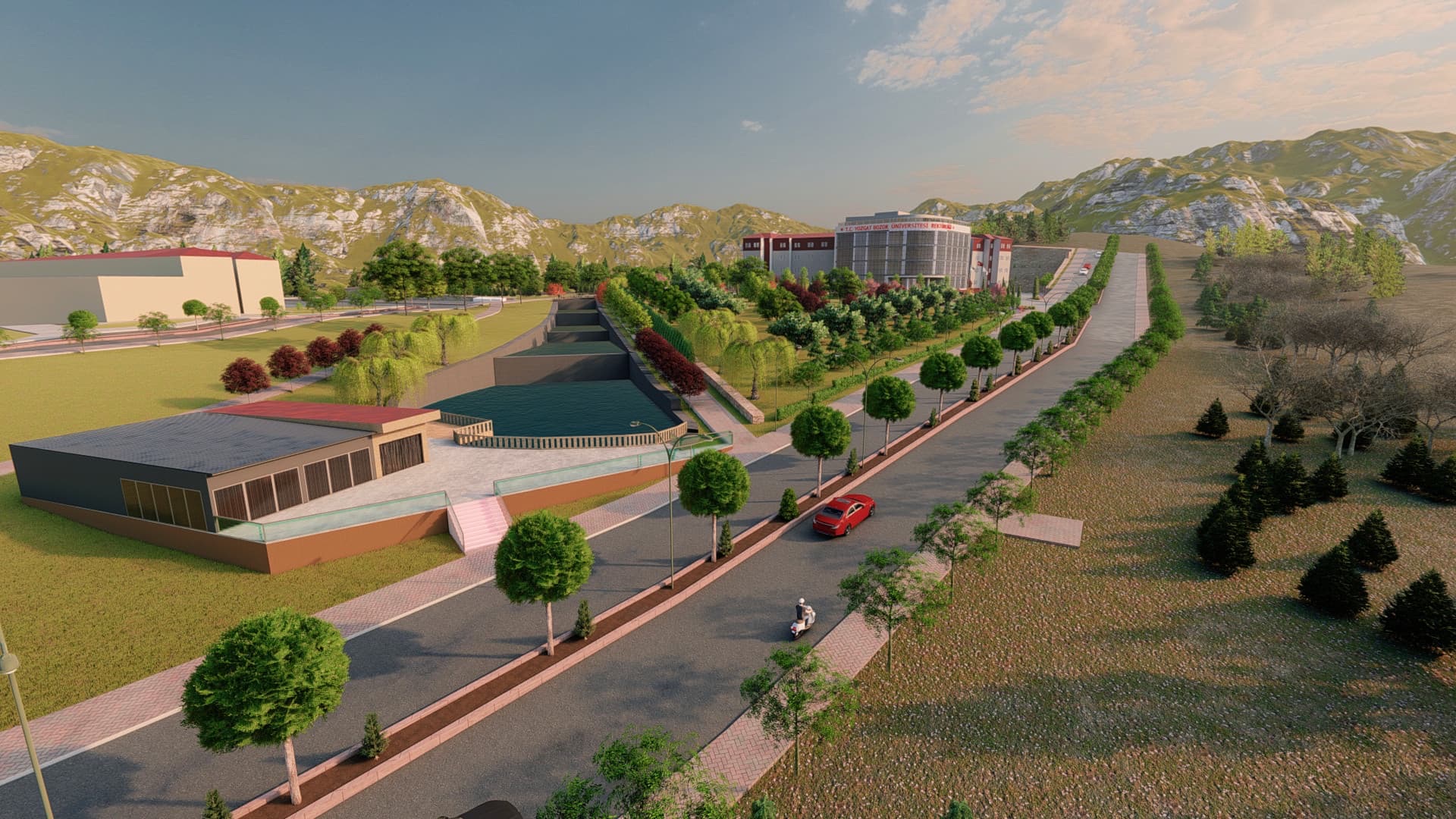 Yozgat Bozok Üniversitesi Kampüs Peyzaj Tasarımı — fotoğraf 4