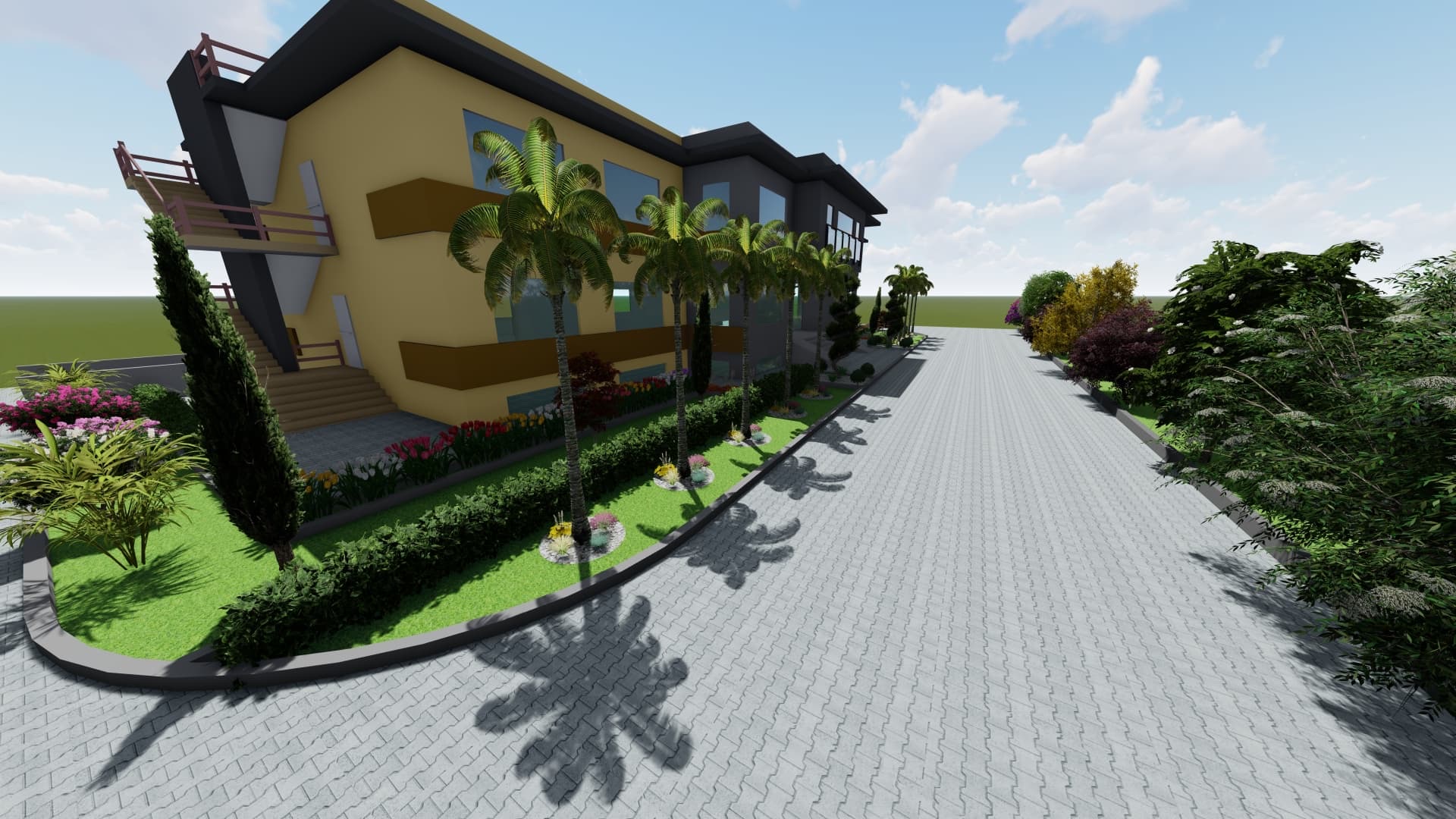 Mersin Bozyazı Orman İşletme İdari Bina Peyzaj Tasarımı — fotoğraf 2