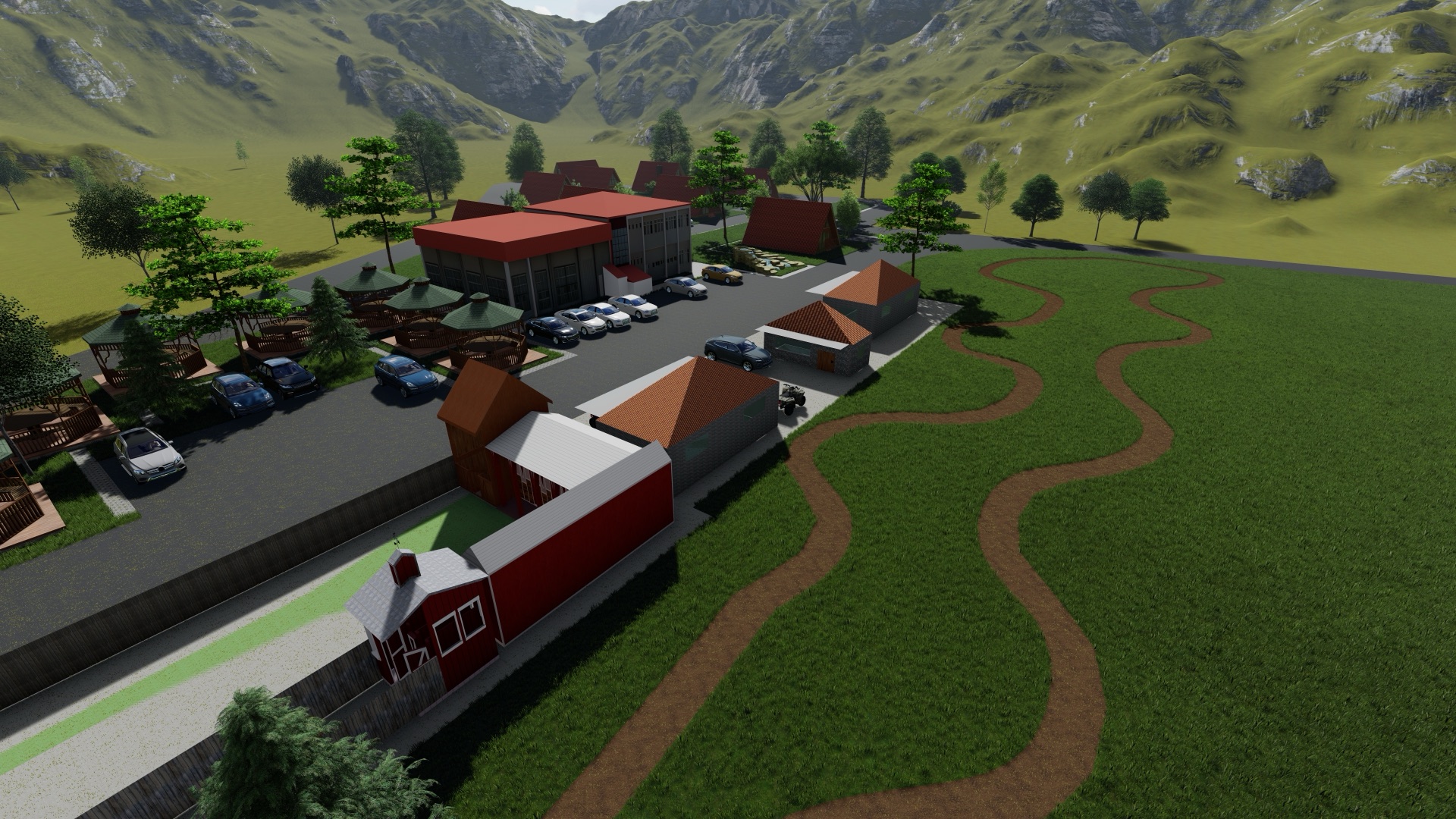 Yeşil Vadi Orman Evleri Peyzaj Tasarımı — fotoğraf 3